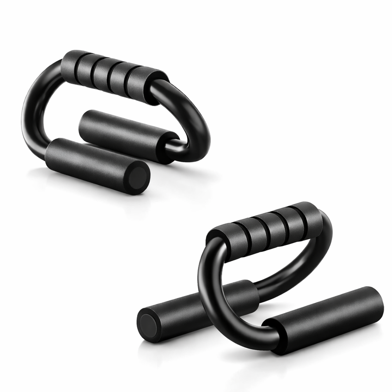 Barra de Flexão Profissional S-Type com Pegada Antiderrapante