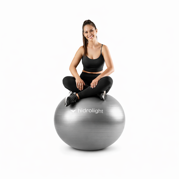 Bola Hidrolight 75cm com Bomba | Yoga, Pilates e Treino Funcional