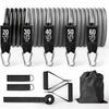 Kit Bandas, Elásticos de Resistência Profissional com 5 Níveis de Carga — Sistema Progressivo até 113 kg para Treino Completo