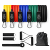 Kit Bandas, Elásticos de Resistência Profissional com 5 Níveis de Carga — Sistema Progressivo até 113 kg para Treino Completo