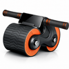 Roda Abdominal Dupla com Suporte para Celular – Rebound Automático e Alta Estabilidade para Treino de Core
